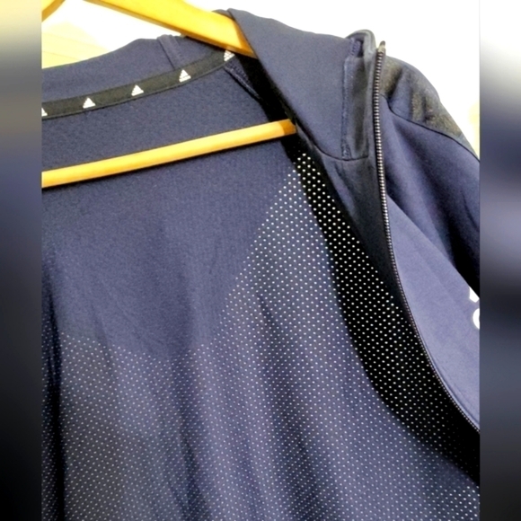ADIDAS AEROREADY D2M Sport Motion Training Hoodie Ink (Navy) Size XL - Picture 7 of 9